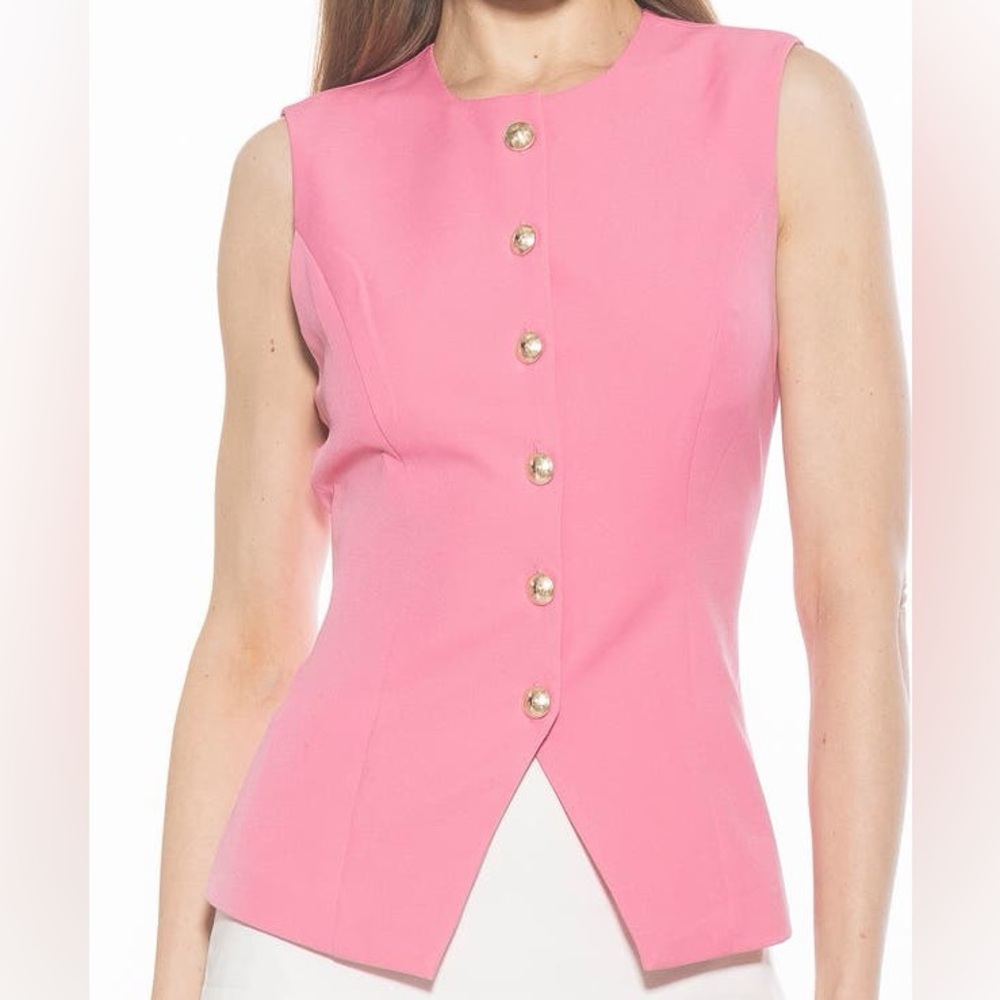 Alexia Admor Kinsley Vest Top. Size 8 Women 
#158